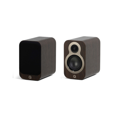 Q Acoustics 3010c Regallautsprecher, Walnuss in der Gruppe Heim-Audio / Lautsprecher / Regallautsprecher bei BRL (400QA3316)