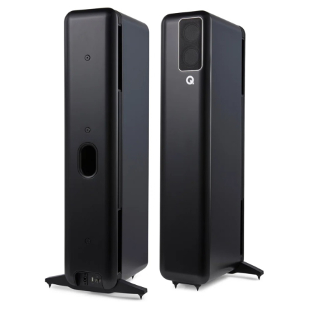 Q Acoustics QActive 400 aktive Standlautsprecher, matt schwarz, Paar in der Gruppe Heim-Audio / Lautsprecher / Standlautsprecher bei BRL (400QA8404)