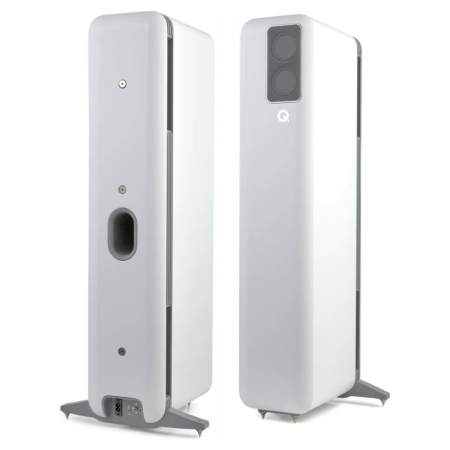 Q Acoustics QActive 400 aktive Standlautsprecher, mattweißes Paar in der Gruppe Heim-Audio / Lautsprecher / Standlautsprecher bei BRL (400QA8408)