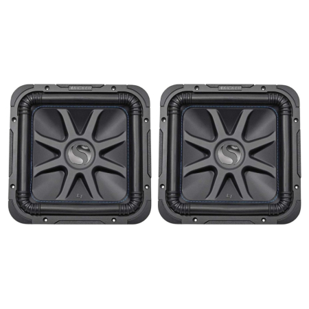 Kicker Solo-Baric L7S124, quadratischer 12-Zoll-Subwoofer, 2x4 Ohm in der Gruppe Car-HiFi / Bass / Subwoofer bei BRL (41044L7S124)