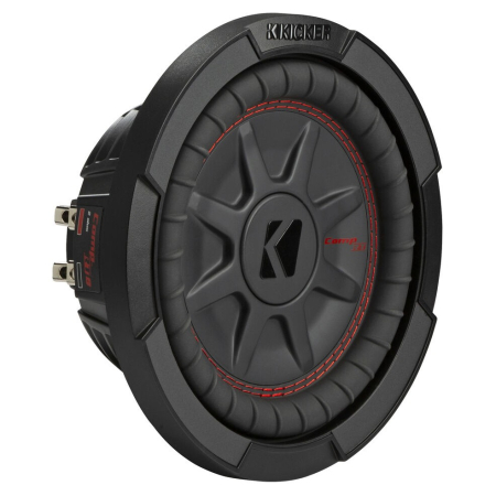 Kicker CompRT CWRT84, 8-Zoll Subwoofer, 2 x 4 Ohm in der Gruppe Car-HiFi / Bass / Subwoofer bei BRL (41048CWRT84)