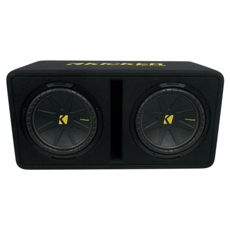Kicker CompC DCWC122, Bassreflex-Subwoofergehäuse 2x12 Zoll, 2 Ohm in der Gruppe Car-HiFi / Bass / Passiver Subwoofer bei BRL (41050DCWC122)