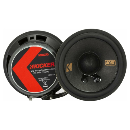 Kicker KSC2704, 2.75-Zoll-Mitteltöner, Paar in der Gruppe Car-HiFi / Autolautsprecher / Mitteltieftöner / Mitteltöner bei BRL (41051KSC2704)
