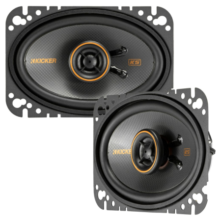 Kicker KSC4604, 4x6-Zoll-Koaxiallautsprecher, Paar in der Gruppe Car-HiFi / Autolautsprecher / Koaxiallautsprecher bei BRL (41051KSC4604)