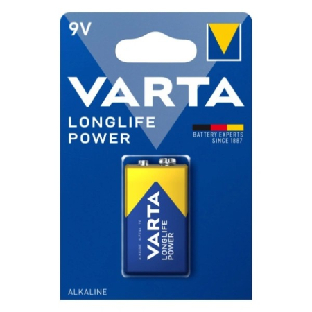 Varta Longlife Power 9V, Alkaline-Blockbatterie, 1er-Pack in der Gruppe Neuheiten bei BRL (418V4922)