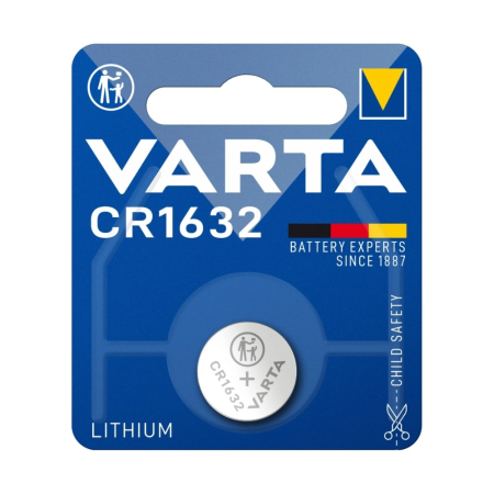 Varta CR1632, Lithium-Knopfzelle, 1er-Pack in der Gruppe Neuheiten bei BRL (418VCR1632)