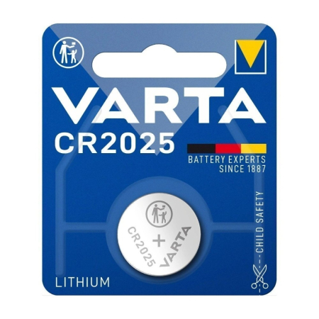 Varta CR2025, Lithium-Knopfzelle, 1er-Pack in der Gruppe Neuheiten bei BRL (418VCR2025)