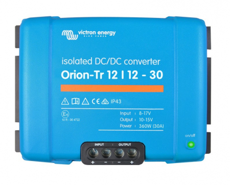 Victron Orion-Tr DC-DC-Wandler, 12V in 12V out, isoliert 30A in der Gruppe Car-HiFi / Wohnwagen / Batterieladung bei BRL (421VOTR121230IO)