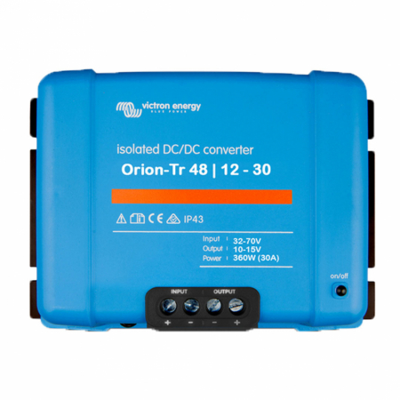 Victron Orion-Tr DC-DC-Wandler, 48V in 12V out, isoliert 30A in der Gruppe Car-HiFi / Wohnwagen / Batterieladung bei BRL (421VOTR481230IO)