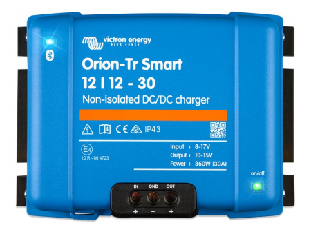Victron Orion-Tr Smart DC-DC-Ladegerät, 12V in 12V out, nicht isoliert 30A in der Gruppe Car-HiFi / Wohnwagen / Batterieladung bei BRL (421VOTRS121230)