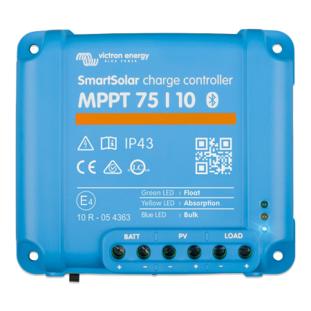 Victron SmartSolar MPPT 75/10, Laderegler für Solarpaneele in der Gruppe Neuheiten bei BRL (421VSSREG122410)