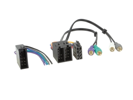 Aktiver Systemadapter VW ISO/10Pin ISO>Cinch/Kabel in der Gruppe Car-HiFi / Was passt in mein Auto / Volkswagen / Passat / Passat B4 1994-1997 / Radio-Upgrade Passat B4 1994-1997 bei BRL (70013132051)