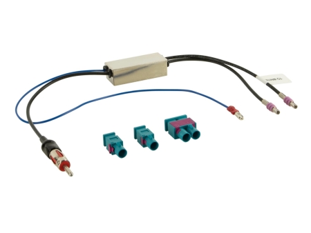 Antennenadapter Fakra auf DIN, 12V Phantom in der Gruppe Car-HiFi / Was passt in mein Auto / Audi / Audi A4 / Audi A4 2004-2008 / Radio-Upgrade / Original Doppel-DIN bei BRL (7001524701)