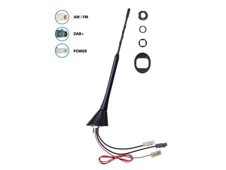 Dachantenne AM/FM DAB+ 76° Neigung 12V in der Gruppe Car-HiFi / Zubehör / Antennen bei BRL (700153211801)