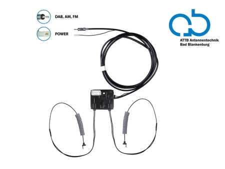 Dipolantenne AM/FM DAB+ für Innen-/Außenmontage in der Gruppe Car-HiFi / Zubehör / Antennen bei BRL (700153501001)