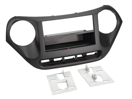 Facia-Platte 2-DIN Hyundai i10, schwarz in der Gruppe Car-HiFi / Was passt in mein Auto / Hyundai / I10 / I10 2014-2020 bei BRL (700241143131)