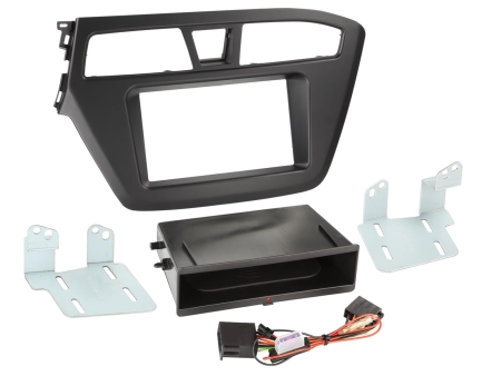 Montagerahmen 2-DIN Hyundai i20, schwarz in der Gruppe Car-HiFi / Was passt in mein Auto / Hyundai / I20 / I20 2015-2020 bei BRL (700241143271)