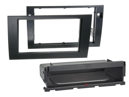 Einbaurahmen 2-DIN Audi A4/Seat Exeo, schwarz in der Gruppe Car-HiFi / Was passt in mein Auto / Audi / Audi A4 / Audi A4 2004-2008 / Radio-Upgrade / Original Doppel-DIN bei BRL (700241320121)