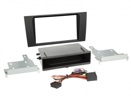 Einbaurahmen 2-DIN mit integrierter Qi-Ladung, Audi A4 99-01 in der Gruppe Car-HiFi / Was passt in mein Auto / Audi / Audi A4 / Audi A4 2000-2004 / Modellspezifische Pakete A4 2000-2004 bei BRL (700241320211)