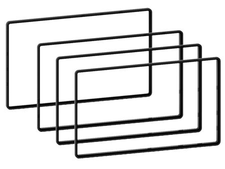 Distanzrahmen 2-DIN 2,5 mm/3 mm in der Gruppe Car-HiFi / Zubehör / Montagezubehör bei BRL (70027100013)