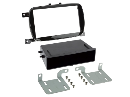 Einbaurahmen 2-DIN mit Ablagefach Fiat 500 in der Gruppe Car-HiFi / Was passt in mein Auto / Fiat / 500 bei BRL (700281094361)