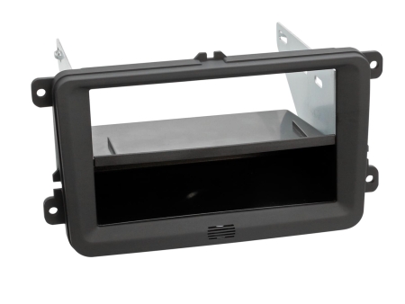 Montagerahmen 2-DIN mit Ablagefach Seat/Skoda/VW in der Gruppe Car-HiFi / Was passt in mein Auto / Volkswagen / Transporter / Transporter T6 2015-2020 / Radio-Upgrade Transporter T6 2015-2020 bei BRL (700291320301)