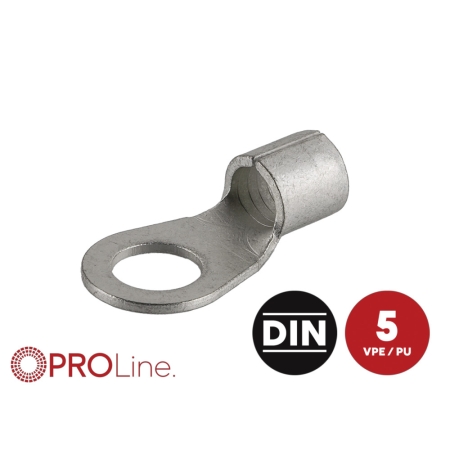 Ringkabelschuh 25 mm² M10, 5er-Pack in der Gruppe Car-HiFi / Zubehör / Kabelschuhe bei BRL (7003410255P)