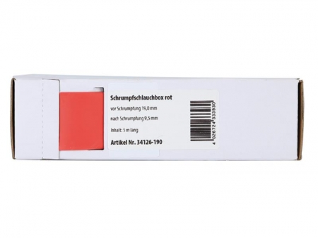 Roter Schrumpfschlauch 19 mm - 9.5 mm, Meterware in der Gruppe Car-HiFi / Zubehör / Montagezubehör bei BRL (70034126190)