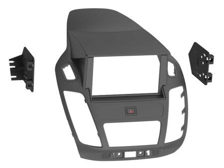 Einbaurahmen 2-DIN Ford Tourneo/Transit in der Gruppe Car-HiFi / Was passt in mein Auto / Ford / Transit Connect / Transit Connect 2018-2023 bei BRL (700381114481)