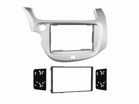 Einbaurahmen 2-DIN Honda Fit/Jazz, silber in der Gruppe Car-HiFi / Was passt in mein Auto / Honda / Jazz / Jazz 2014-2020 bei BRL (700381130271)
