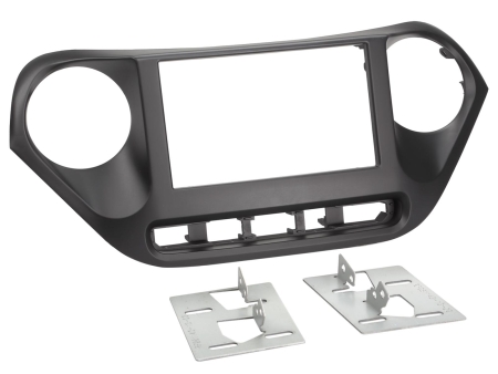 Einbaurahmen 2-DIN Hyundai i10, schwarz in der Gruppe Car-HiFi / Was passt in mein Auto / Hyundai / I10 / I10 2014-2020 bei BRL (700381143131)