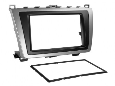 Einbaurahmen 2-DIN Mazda 6, silber/schwarz in der Gruppe Car-HiFi / Was passt in mein Auto / Mazda / Mazda 6 / Mazda 6 2008-2012 bei BRL (700381170071)