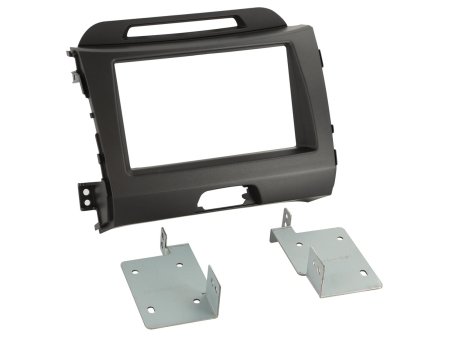 Einbaurahmen 2-DIN Kia Sportage, dunkelgrau in der Gruppe Car-HiFi / Was passt in mein Auto / Kia / Sportage / Sportage 2011-2016 bei BRL (700381178283)