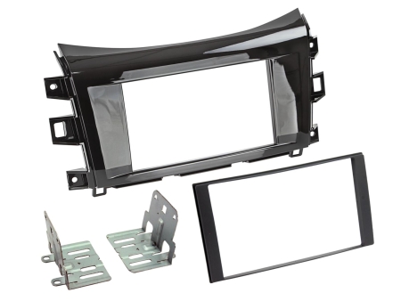 Einbaurahmen 2-DIN Nissan/Renault, piano black in der Gruppe Car-HiFi / Was passt in mein Auto / Nissan / Navara / Navara 2015- bei BRL (700381210221)