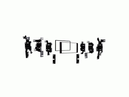 Einbaurahmen 2-DIN Chevrolet/Nissan, schwarz in der Gruppe Car-HiFi / Was passt in mein Auto / Nissan / Micra / Micra K13 2010-2017 bei BRL (700381210281)