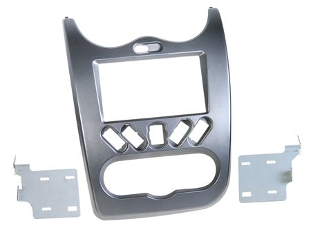 Montagerahmen 2-DIN Stereo Dacia Duster Ambiance 2010- Grau in der Gruppe Car-HiFi / Was passt in mein Auto / Dacia / Duster / Duster 2010-2017 bei BRL (700381250022)