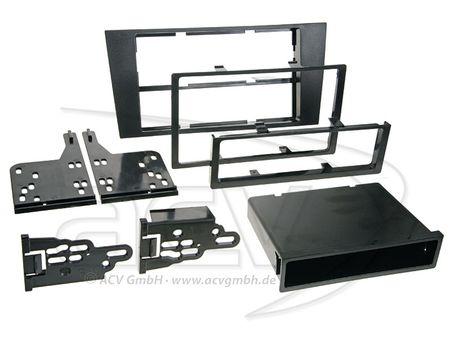 Einbaurahmen 2-DIN Audi A4 (B5) 99-01 schwarz in der Gruppe Car-HiFi / Was passt in mein Auto / Audi / Audi A4 / Audi A4 2000-2004 / Modellspezifische Pakete A4 2000-2004 bei BRL (70038132021)