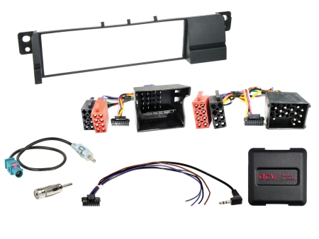 1-DIN Einbauset BMW 3er E46, Lenkradsteuerung / Antennenadapter in der Gruppe Car-HiFi / Was passt in mein Auto / BMW / BMW 3 Serie / BMW E36 1992-2002 / Radio-Upgrade BMW E36 1992-2002 bei BRL (700611023011)