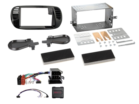 ACV Einbaurahmen 2-DIN Fiat 500, matt schwarz in der Gruppe Car-HiFi / Was passt in mein Auto / Fiat / 500 bei BRL (700621094232)