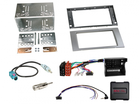 2-DIN Kit Ford silber SWC/CAN Bus/Antennaadapter in der Gruppe Car-HiFi / Was passt in mein Auto / Ford / Transit Connect / Transit Connect 2002-2013 bei BRL (700621114153)