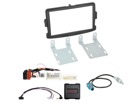 Einbaukit 2-DIN Dacia/Fiat/Nissan/Opel/Renault, schwarz in der Gruppe Car-HiFi / Was passt in mein Auto / Renault / Trafic / Trafic 2019- bei BRL (700621250141)