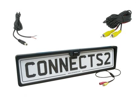 Rückfahrkamera mit Kennzeichenhalter CAM-NUMBERPLATE in der Gruppe Car-HiFi / Zubehör / Rückfahrkamera bei BRL (701CAMNUMBER)