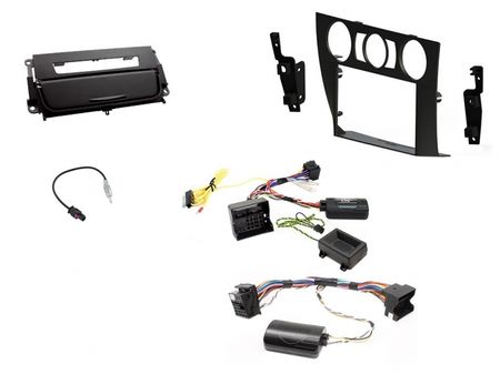 Einbauset BMW 3-Serie E90 06-14, manuelle Klimaanlage, Mattschwarz in der Gruppe Car-HiFi / Was passt in mein Auto / BMW / BMW 3 Serie / BMW E90/E91/E92/E93 2005-2011 / Radio-Upgrade BMW E90/E91/E92/E93 2005-2011 bei BRL (701CTKBM17)