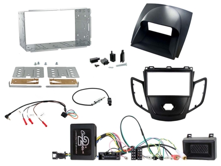 Einbauset Ford Fiesta 10-12, Schwarz, Grau in der Gruppe Car-HiFi / Was passt in mein Auto / Ford / Fiesta / Fiesta 2013-2017 bei BRL (701CTKFD16)