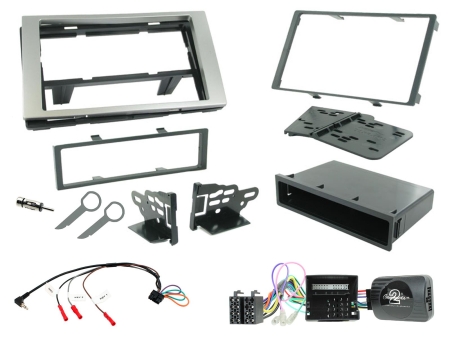 Einbauset Ford, Silber Doppel-DIN in der Gruppe Car-HiFi / Was passt in mein Auto / Ford / S-Max / S-Max 2010-2015 bei BRL (701CTKFD22)