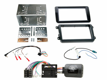 Einbaukit Skoda Fabia 07-14, Doppel-DIN in der Gruppe Car-HiFi / Was passt in mein Auto / Skoda / Skoda Fabia / Skoda Fabia 2007-2014 bei BRL (701CTKSK01)