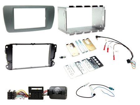 Einbaukit Seat Ibiza 2008> Nachtschwarz, Doppel-DIN in der Gruppe Car-HiFi / Was passt in mein Auto / Seat / Ibiza / Ibiza 2009-2015 bei BRL (701CTKST02)