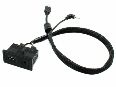 Connects2 Aux- und USB-Adapter Volkswagen Golf7 in der Gruppe Car-HiFi / Was passt in mein Auto / Volkswagen / Golf / Golf Mk7 2013-2019 / Radio-Upgrade Golf Mk7 2013-2019 bei BRL (701CTVWUSB2)