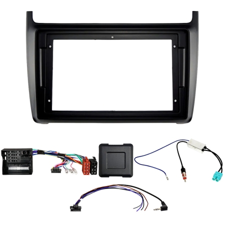 Auto-Connect Einbauset für 9-Zoll-Autoradio, Volkswagen Polo 2010-2017 in der Gruppe Car-HiFi / Was passt in mein Auto / Volkswagen / Polo / Polo 2010-2017 bei BRL (720F9VW4)
