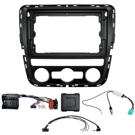 Auto-Connect Einbauset für 9-Zoll-Autoradio, Volkswagen Passat B7 2011-2015, Klimaautomatik in der Gruppe Car-HiFi / Was passt in mein Auto / Volkswagen / Passat / Passat B7 2010-2015 / Radio-Upgrade Passat B7 2010-2015 bei BRL (720F9VW5)